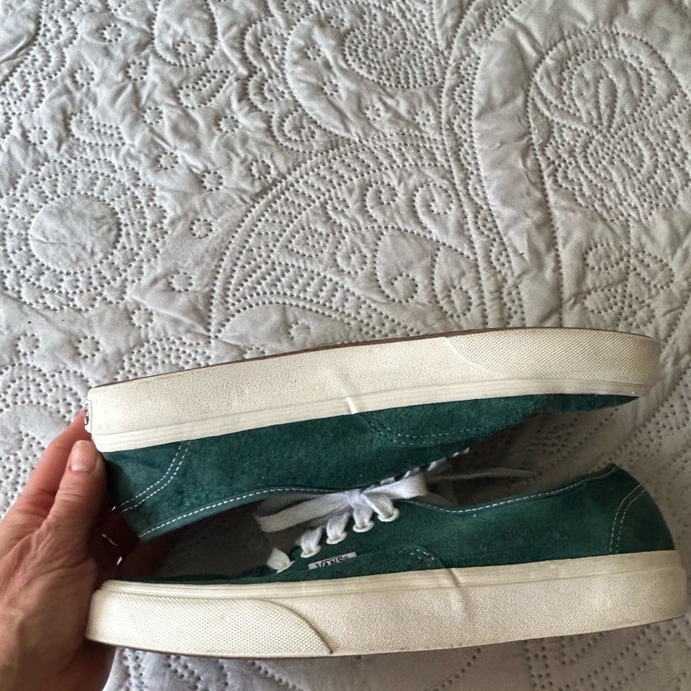Vans low top green suede sneakers size M8W9.5 VNOA348A204 Heiq Eco dry. Nice! - Picture 4 of 16